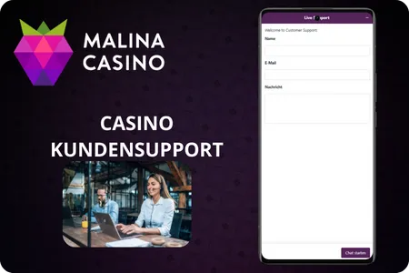 Malina Casino App Kundensupport mit Live-Chat, mehrsprachigem Service und 24/7 Unterstützung für Spieler in Deutschland